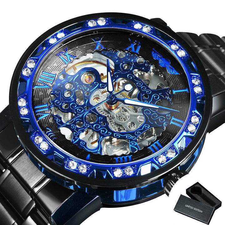 Skanto | Luminous Mechanical Titan Skeleton Watch