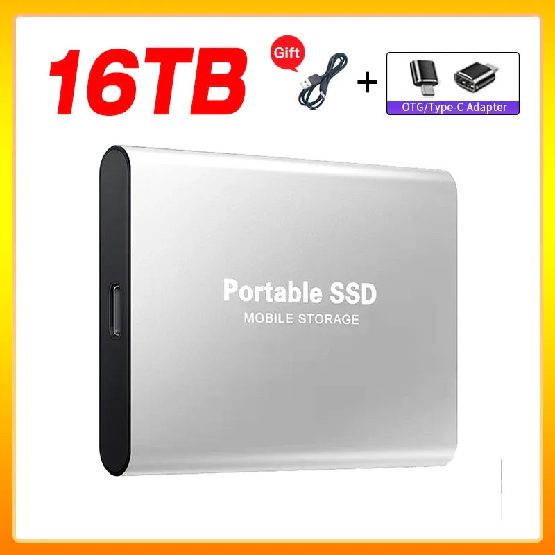 Skanto | Høyhastighets Ekstern Solid State Drive 1TB Bærbar Ekstern Harddisk ssd 2TB Ekstern harddisk ssd harddisk For Laptop Mac