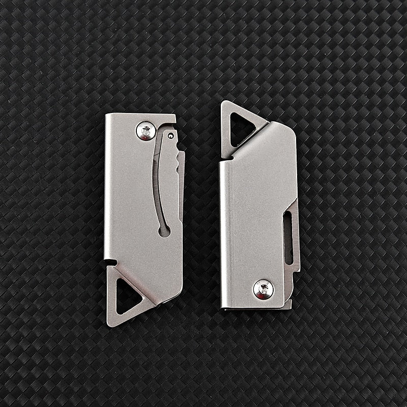 Foldbar Master Rustfritt Stål Overlevelses Mini Kniv | Skanto