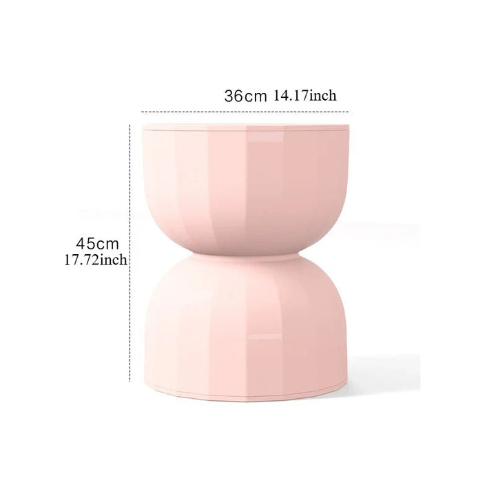 Skanto | Skandinavisk timeglass sidebord med kreativ design