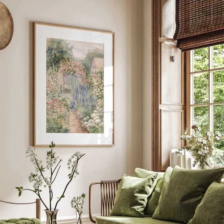 Classic Vintage Summer Landscape Fine Art Canvas Prints Gallery Wall Art Pictures for Living Room Dining Room Bedroom Art Decor | Skanto