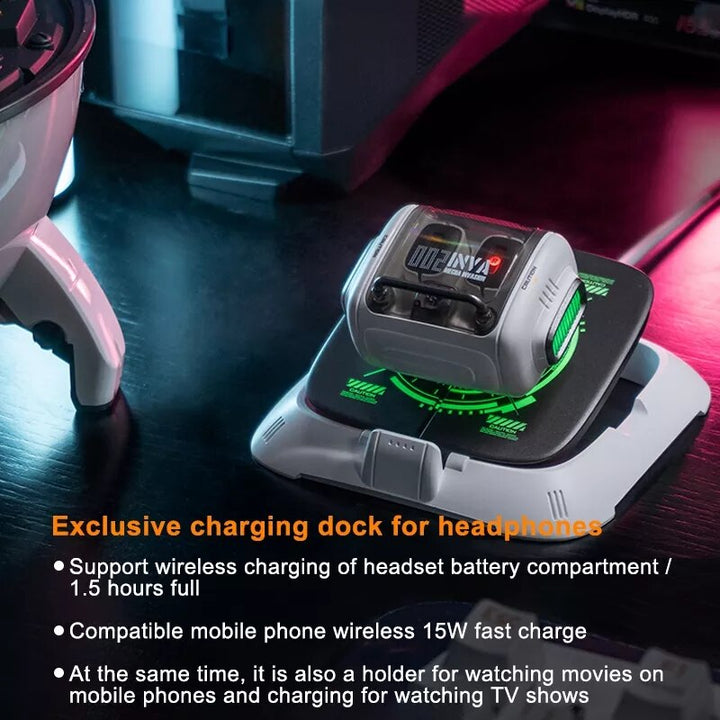 Skanto | Space Capsule Trådløse Gaming Ørepropper
