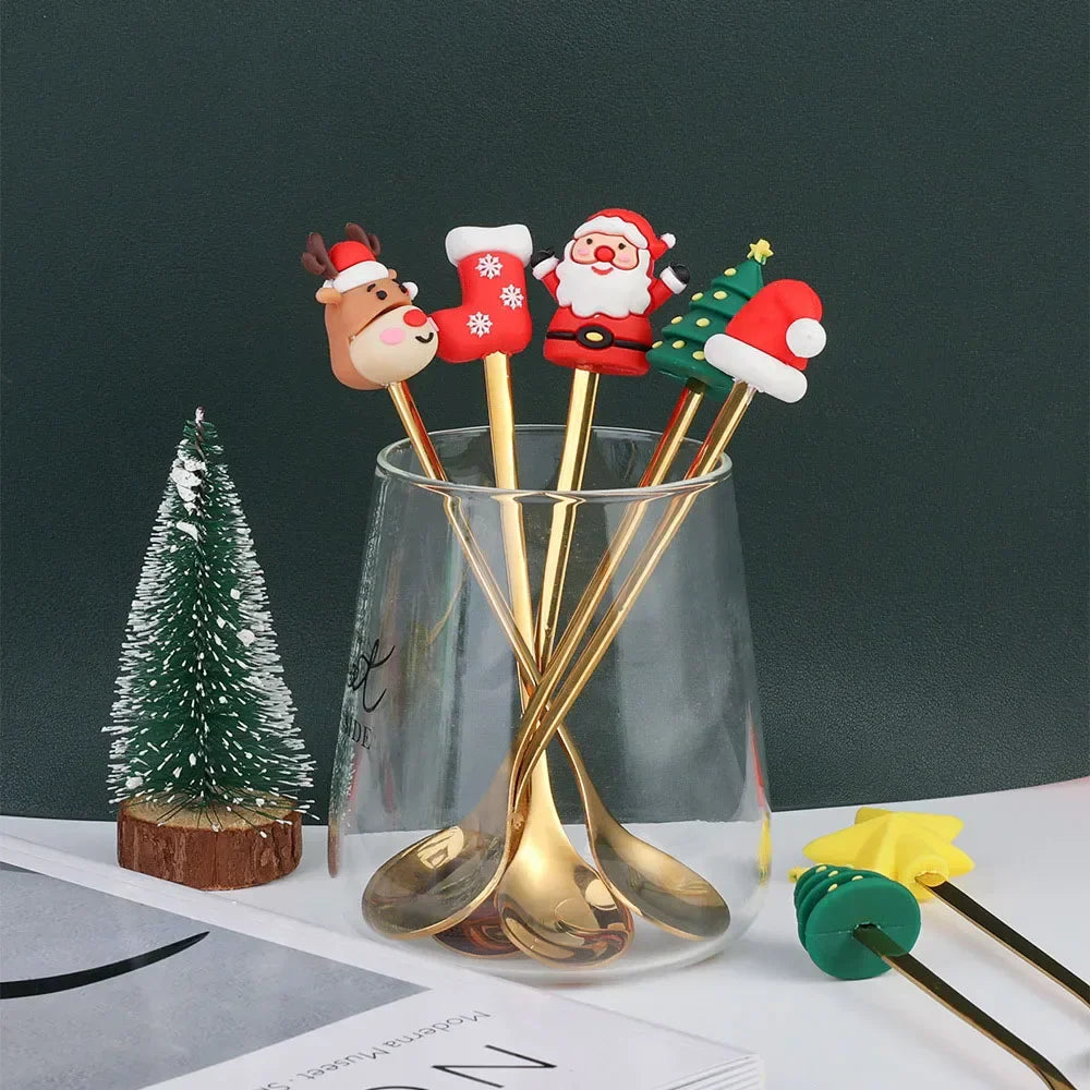 XmasSpoons – Stilig Jule Skje Sett for Festlige Bord Skanto