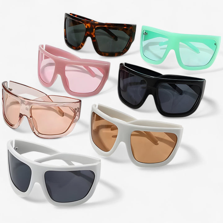 Oversized Steampunk Sports Sunglasses with Wraparound Design – Ignix | Skanto