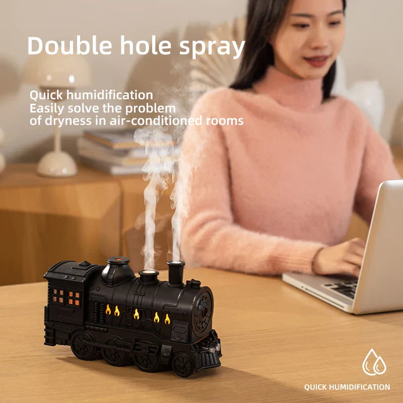Mini Train Aromaterapi Eterisk Olje Diffuser Lampe Dekor | Skanto