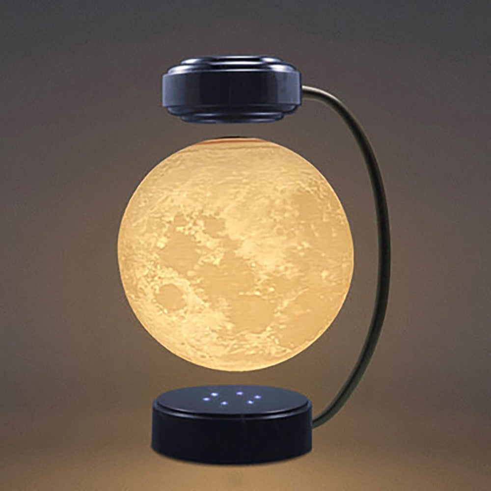 Skanto | 3D Magnetisk Leviterende Måne Nattlampe