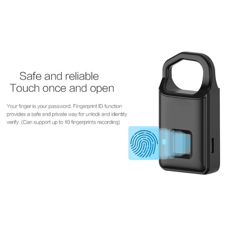 Touch Guard Smart Fingeravtrykk Vanntett Sikre Lås | Skanto