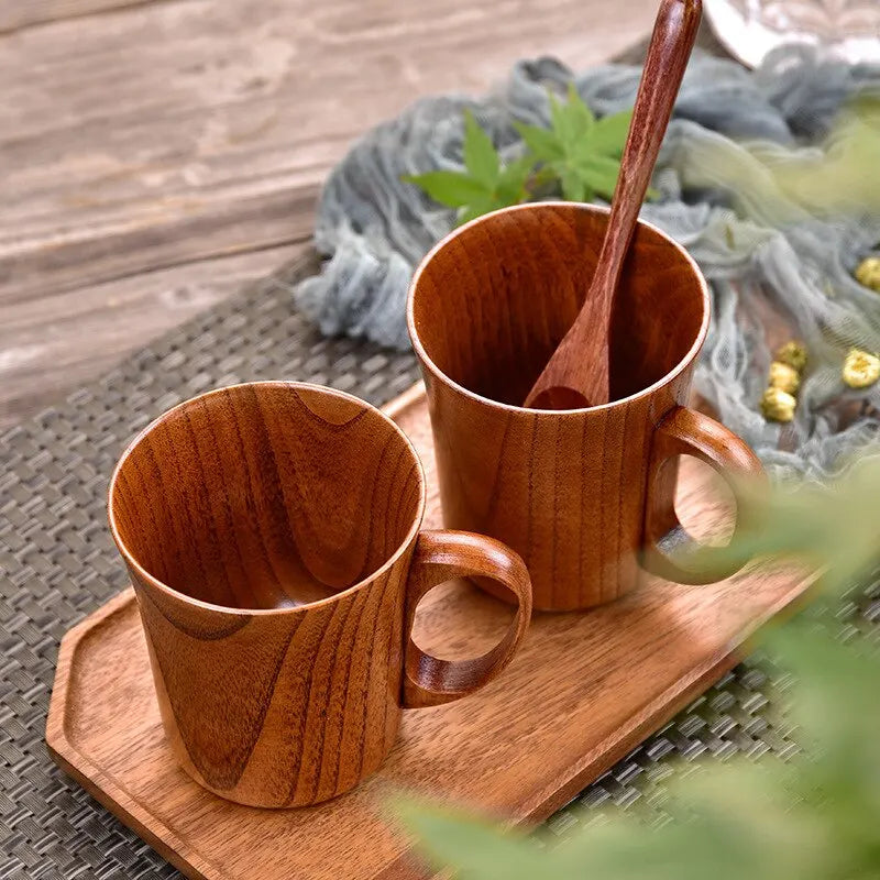 TimberBrew Tre-mug – Håndlaget Hardtre Rustikk Eleganse | Skanto