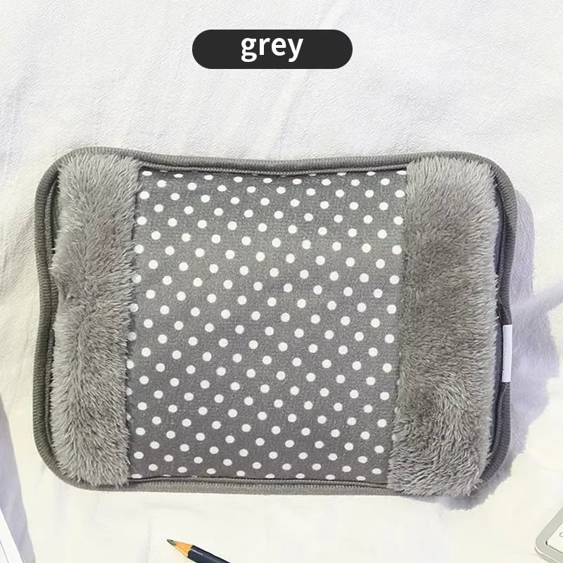 Norvo | Elektrisk Varmvannflaske HeatDot 500 | 500W Rask Oppvarming med EU-plugg | Oppladbar Håndvarmer med Dobbelt Lomme | Sikker Varme-kilde for Vinter & Kontor