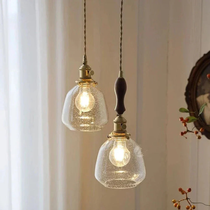 Skanto | NostalgiaLuxe - Elegant vintage glass lamp - Sofistikert atmosfære garantert