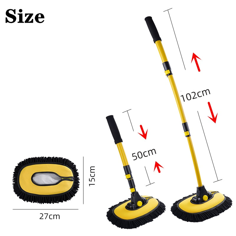 Skanto | Ultimate Cleaning Telescopic Bilrenserbørste