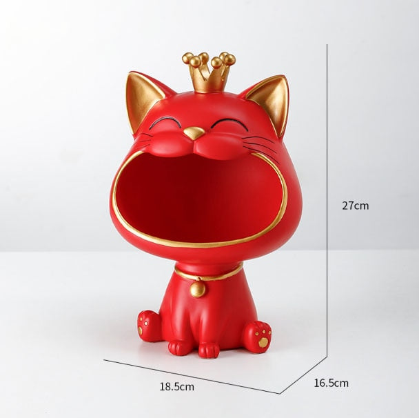 Norvo | Fortune Kitty Statue Hjemme Oppbevaringsboks