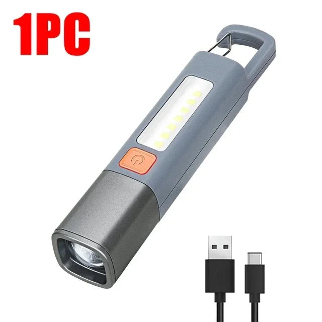 Ultra-Bright Long Shot USB Oppladbar Lommelykt | Skanto