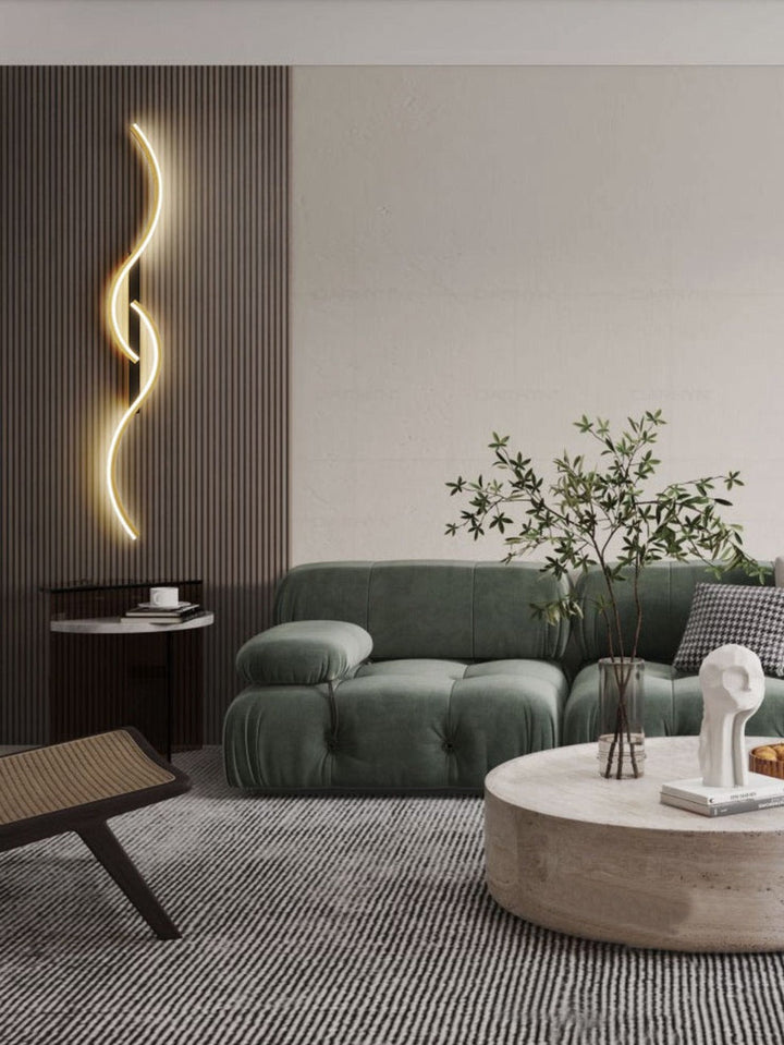 Skanto | Moderne LED Vegglampe – Kunstnerisk Kombinasjon av Former