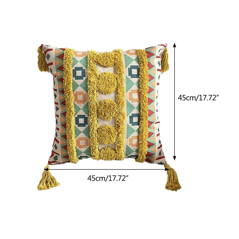 Boho fôret frynse kast puteomslag | Skanto