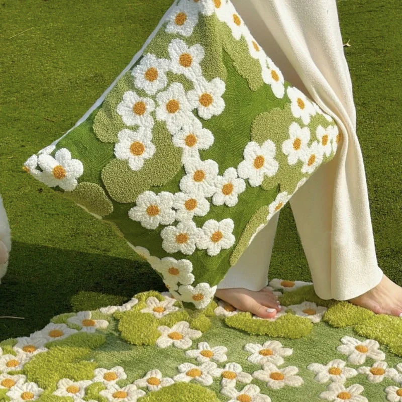 Blomsterhage Broderi Putetrekk | Skanto