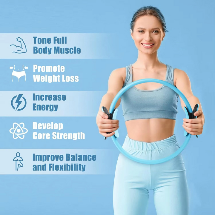 Skanto | Yoga Pilates Fitness Ring for Kjerne Styrke og Muskel Trening