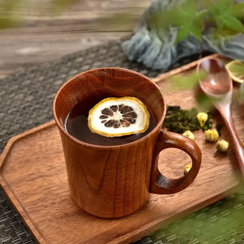 TimberBrew Tre-mug – Håndlaget Hardtre Rustikk Eleganse | Skanto