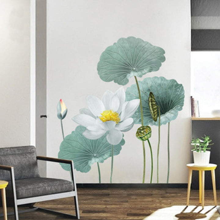 Skanto | Modern Blossom Lotus Selvklebende Veggklistremerke