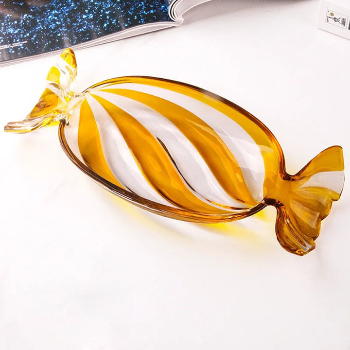 Candy-formet glass snacktallerken | Skanto