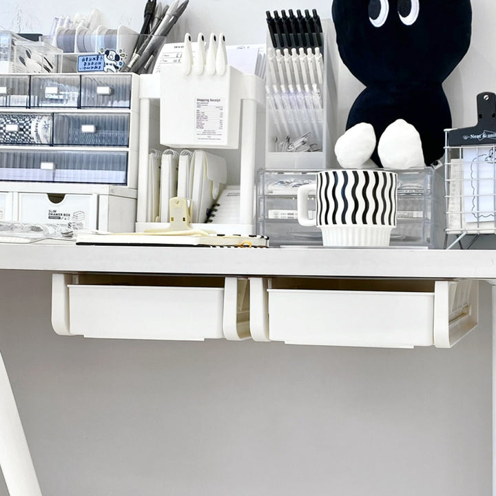 Skanto | Smart Under Skrivebord Skjult Glidende Skuff Organizer