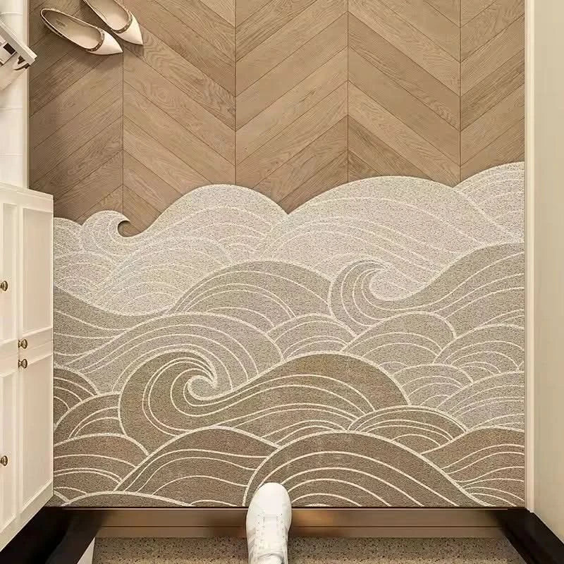 Norvo | Vaskbar innendørs dørmatte – Halkefri PVC inngangsmatte for hjem og kjøkken