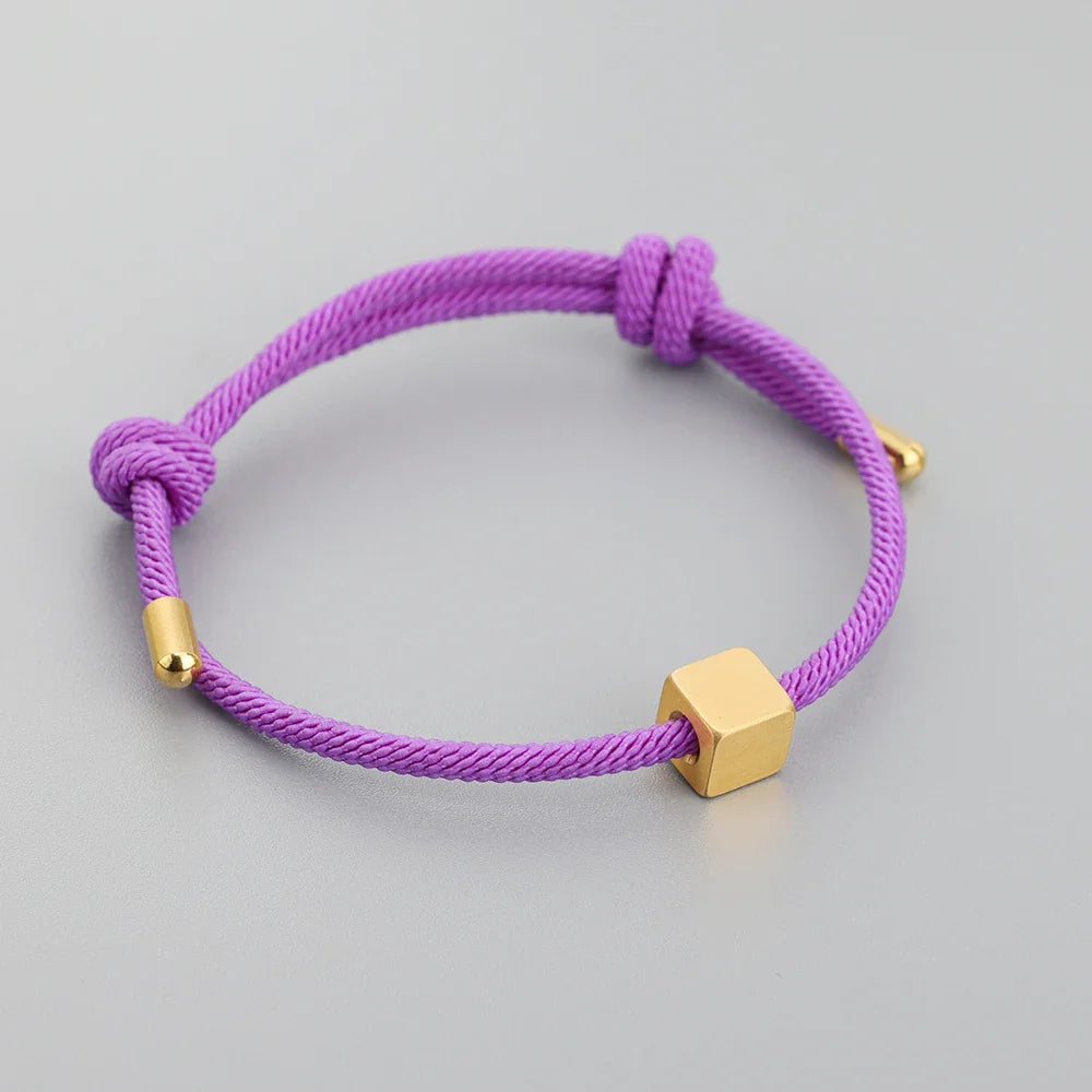 Skanto | Justerbare Par Boks Bokstav Initialer Armbånd