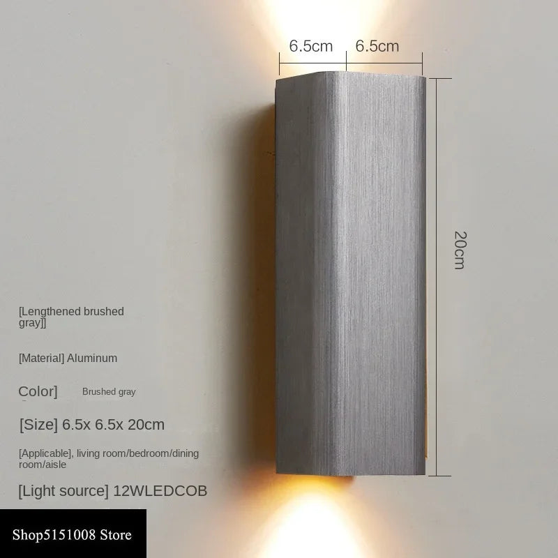 LumiGlow - Stillegående LED Vegglampe med Varme og Kjølige Lys | Skanto