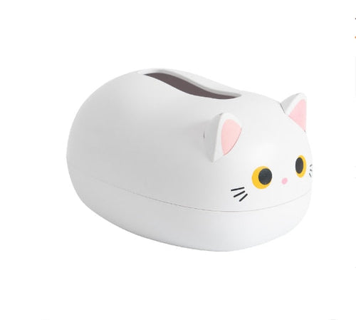 Katt-formet Desktop Stoffboks | Skanto