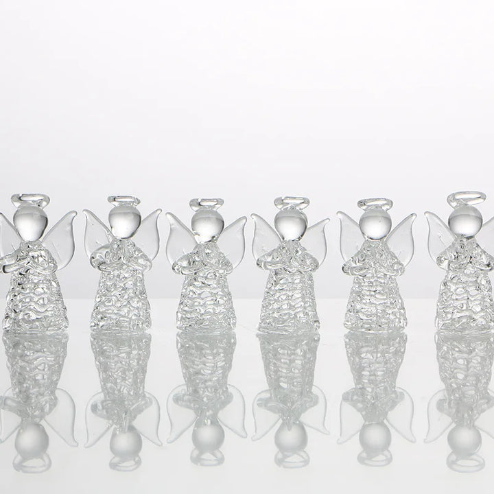Skanto Angel Hjem Decor Husholdningsglass ornamenter Krystall Høy Transparent Kjærlig Romdekorasjon Tilbehør Engros