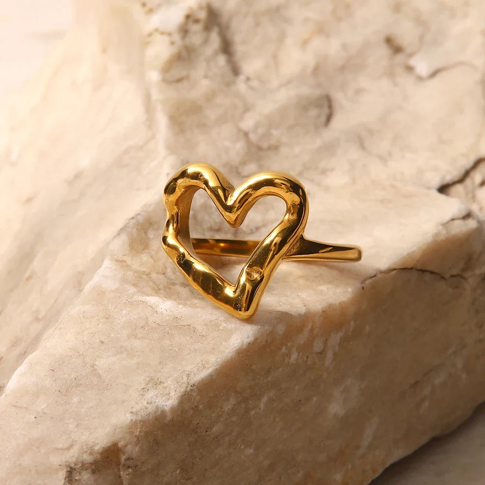 Skanto | 18k Smeltet Hjerte Ring