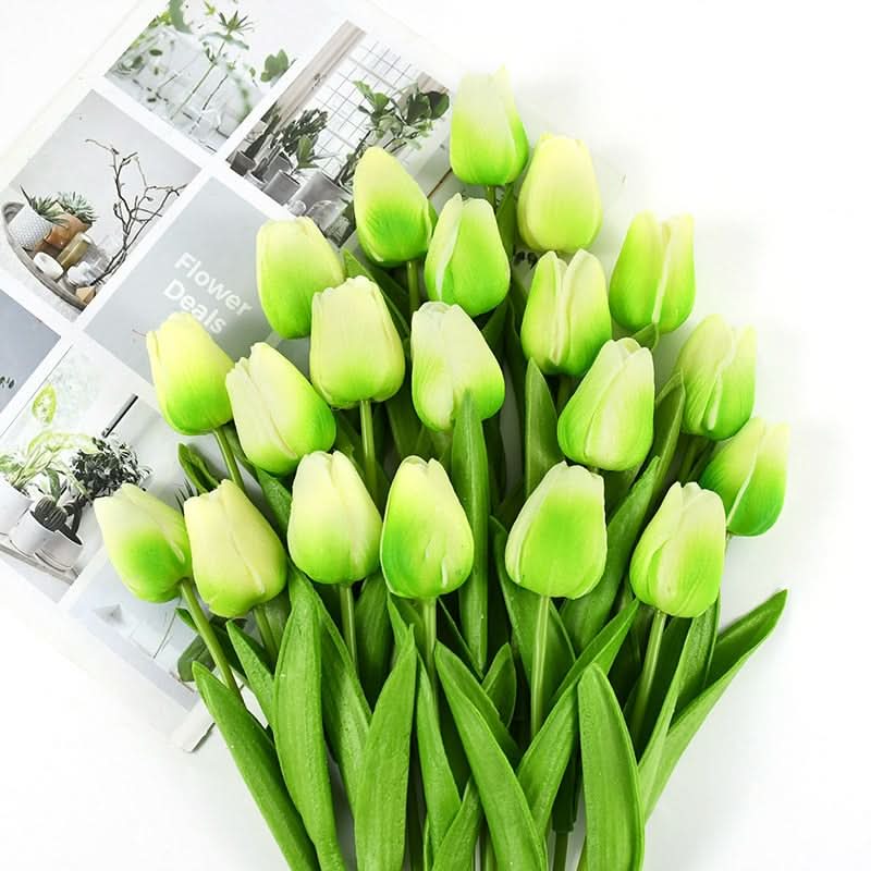 Skanto | Kunstig Tulipanbukett med Realistiske Livaktige Blomster