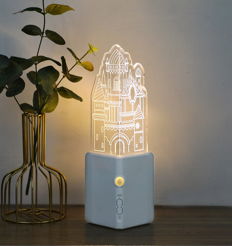 Skanto | 3D LED Oppladbar Vegg Nattlampe