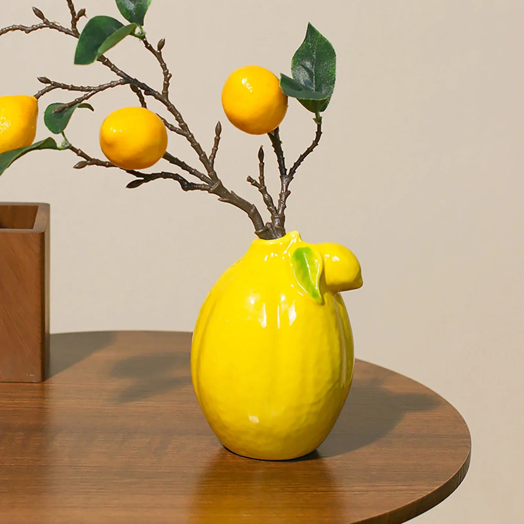 Lemon Keramisk Vase | Skanto