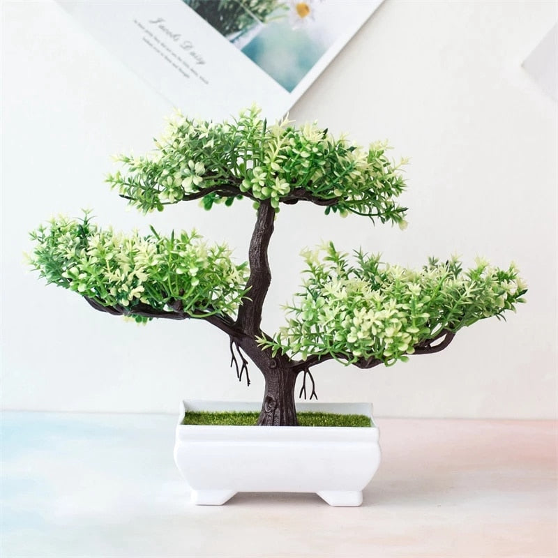 Skanto | Grønn Bloom Sjarmerende Kunstig Plante Dekor