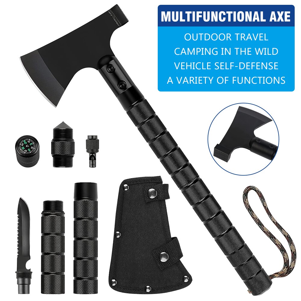 Skanto | Multi-Gear Sammenleggbar Overlevelses Camping Aks
