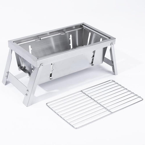 Ultimate Camping Style Rustfritt Stål Sammenleggbar Grill | Skanto