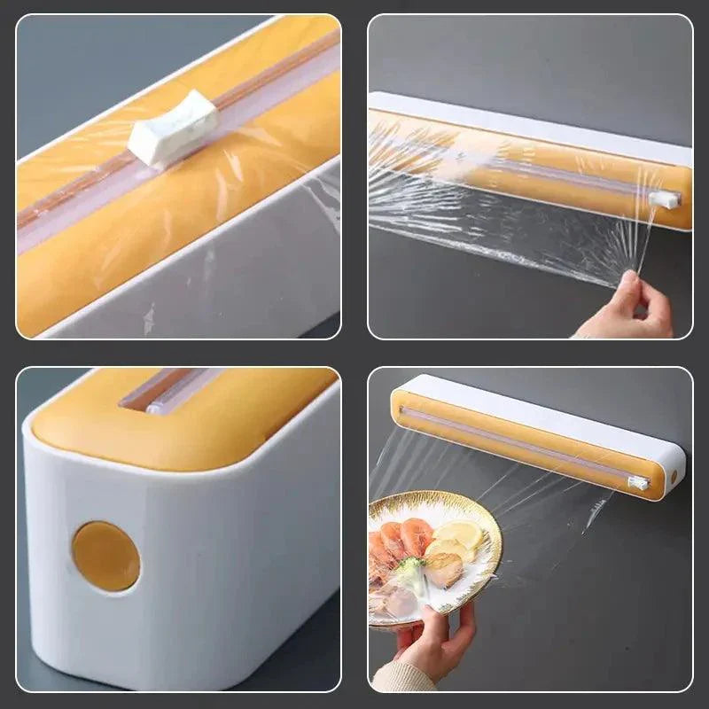 Skanto | Film dispenser med kniv for enkel kutting av mat og aluminiumsfolie