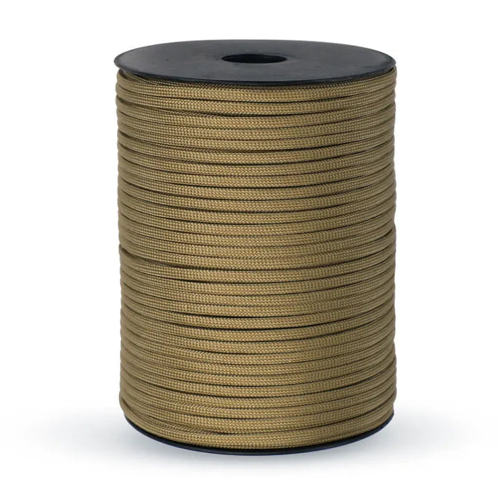Skanto | 550 Militærstandard Paracord Seil: 100m 4mm Utendørs overlevelsesutstyr for fallskjerm, telt, lanyard, belte - 9-kjerne snor for camping & nødsituasjoner