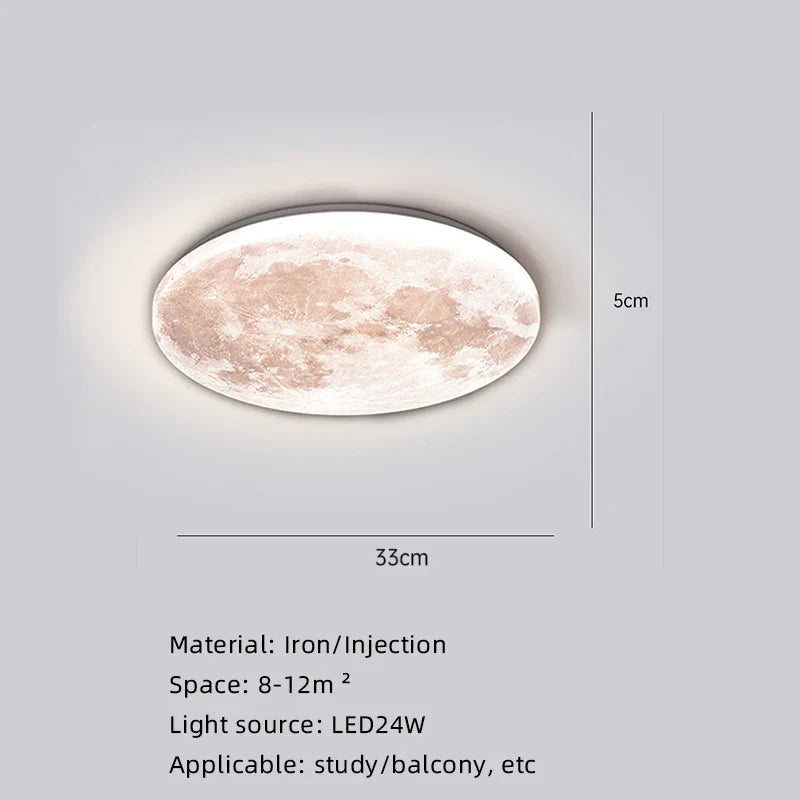 Moon Surface Artistic Modern Ceiling Lamp | Skanto