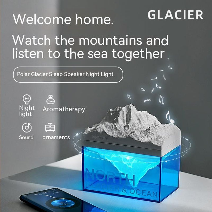 Skanto | Iceberg Aromaterapi Bluetooth Høyttaler Nattlampe