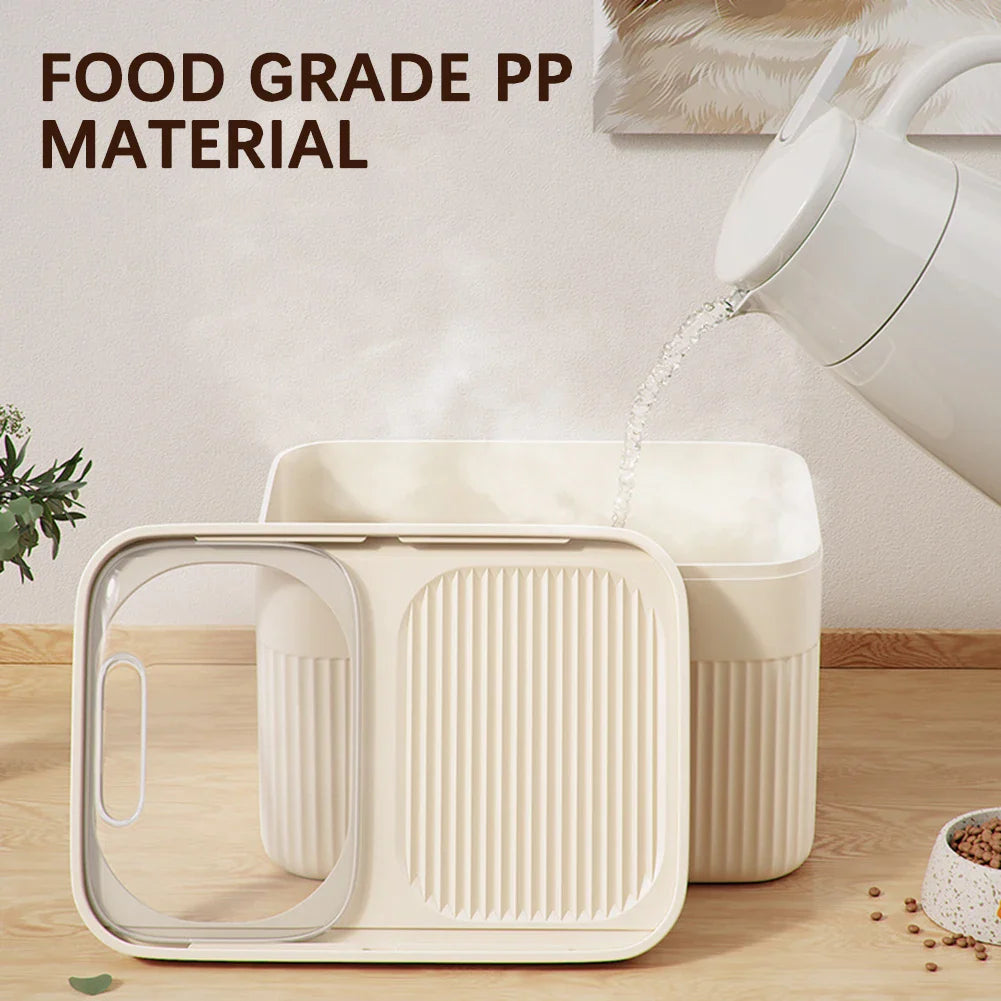 Norvo | FutterBox FreshGood | Lukket & Fuktbeskyttet | 5/10/15L | For Hund & Kattemat