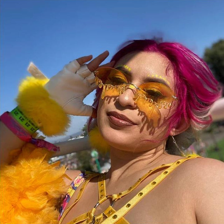 Cry me a Glitter' Sunglasses | Let the festival season begin! | Skanto