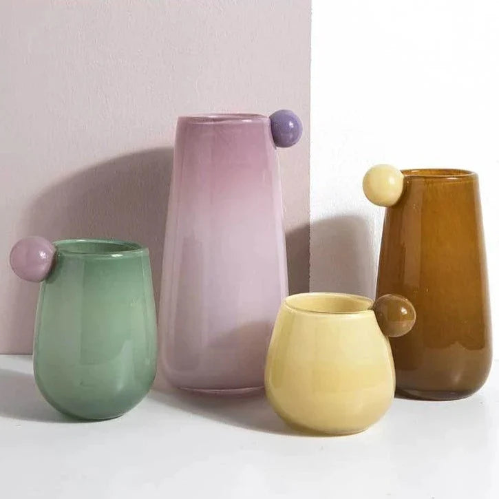 Globe Glass Chubby Vase | Skanto