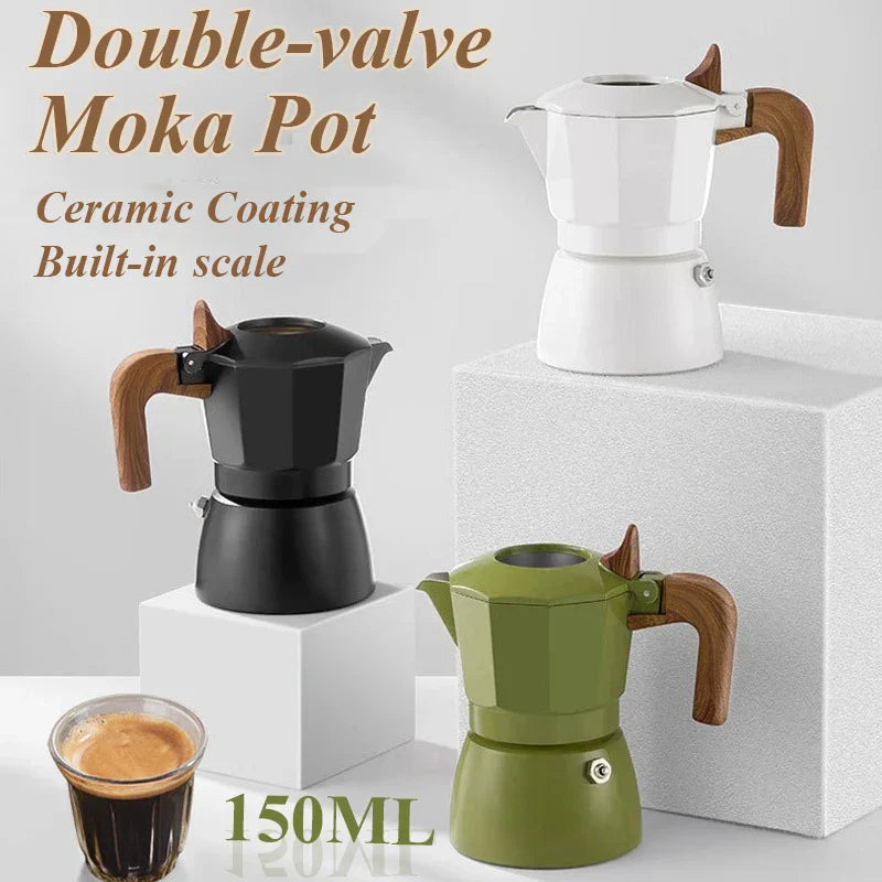 Skanto | Vintage Dobbelventil Espresso Kanne