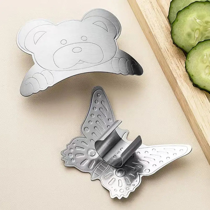 Skanto | Butterfly Rustfritt Stål Justerbart Knivbeskyttelse Fingerbeskytter