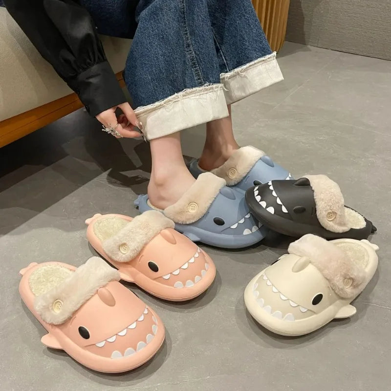 Skanto | SharkSlides - Morsomme bomullssandaler