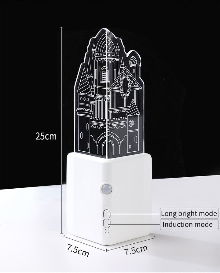 Skanto | 3D LED Oppladbar Vegg Nattlampe