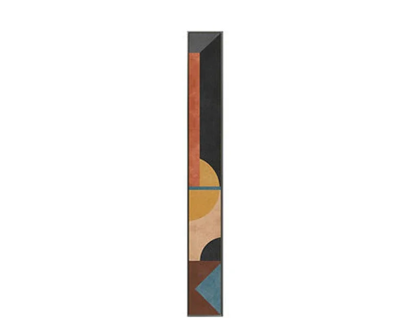 Colorful Tall Abstract Slim Format Wall Art Art Prints Creative Artwork For Modern Living Room Hallway Bedroom Art Decor | Skanto