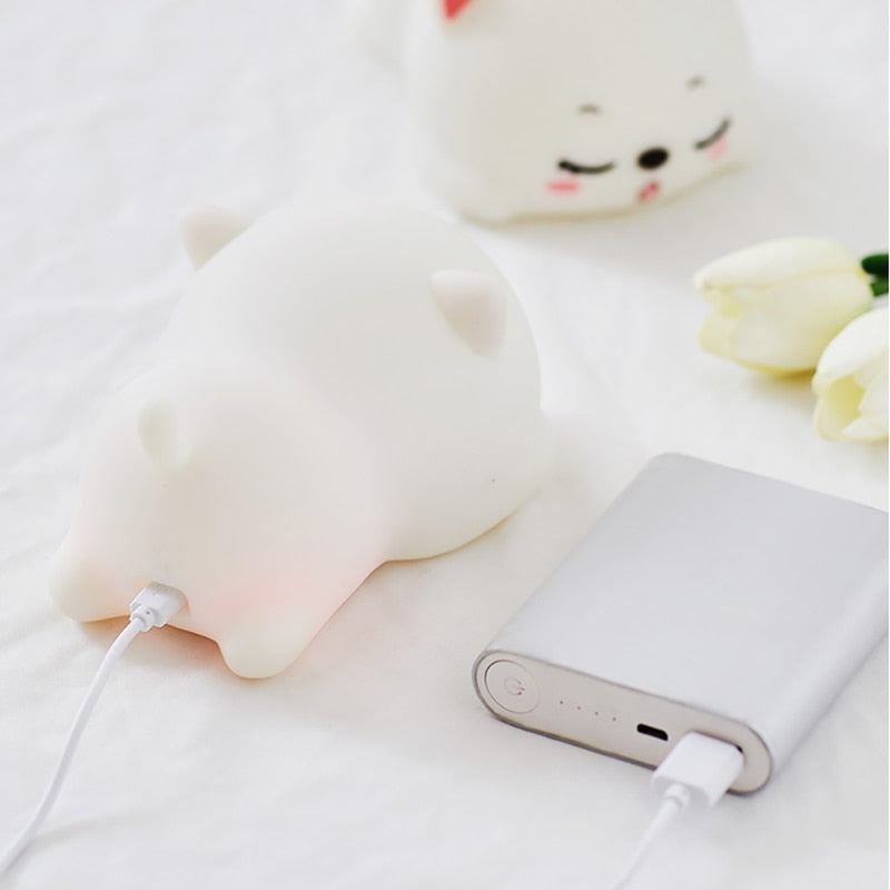 Skanto | Mini Katt LED Berøringssensor Nattlampe